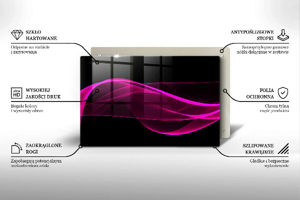 Worktop saver Pink abstraction