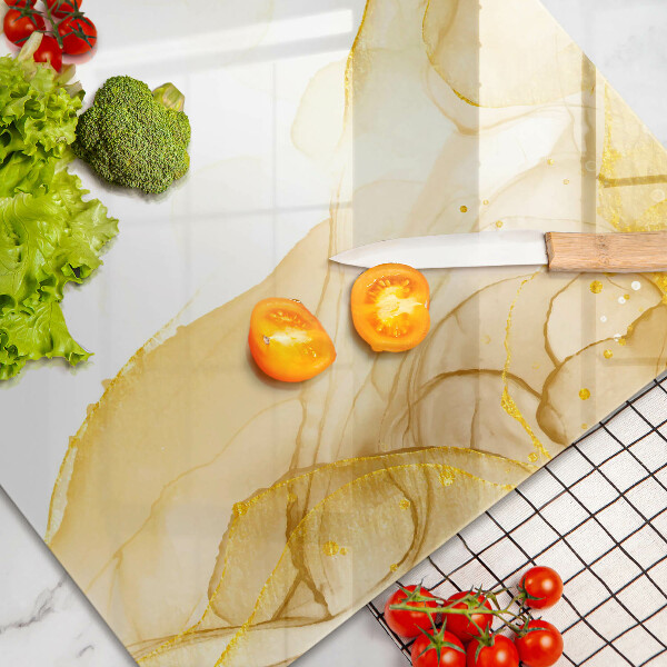 Cutting board Golden abstraction