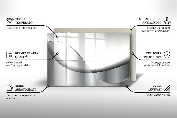 Cutting board Abstraction Design lines