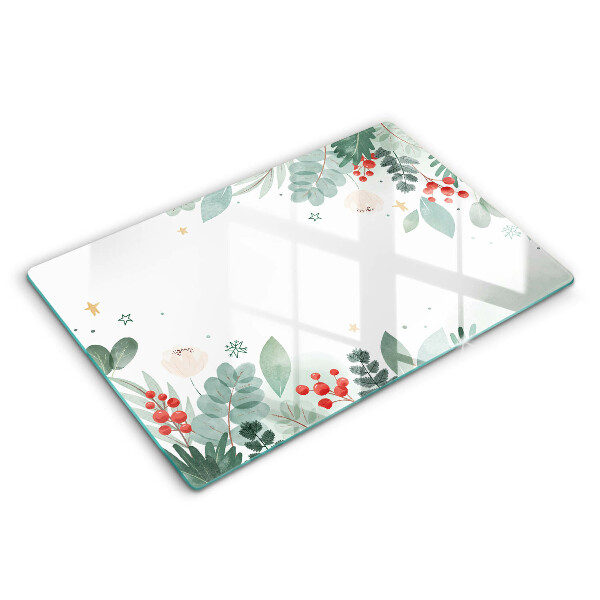 Cutting board Watercolors leaves