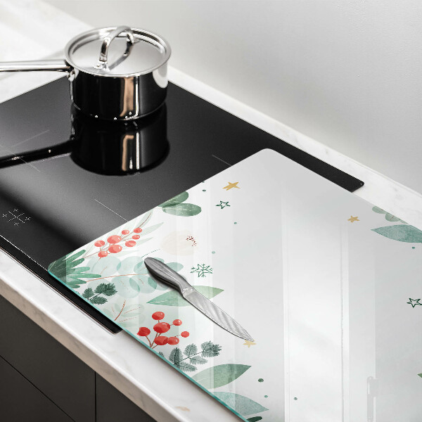 Cutting board Watercolors leaves