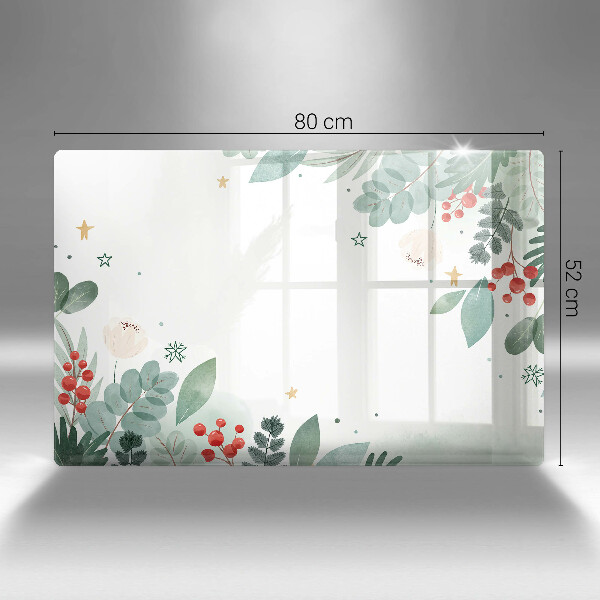 Cutting board Watercolors leaves