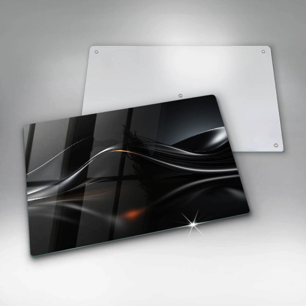 Chopping board glass 3D design abstraction