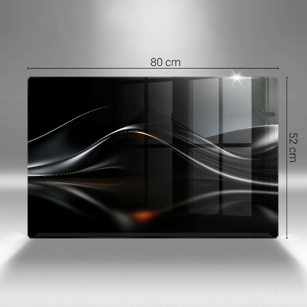 Chopping board glass 3D design abstraction