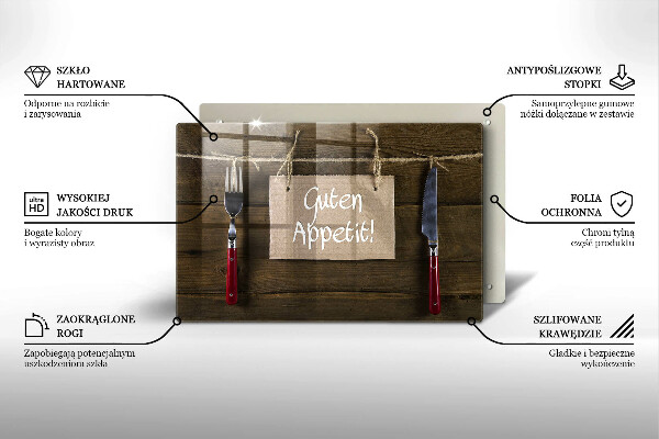 Worktop saver GUTEN APETIT inscription boards