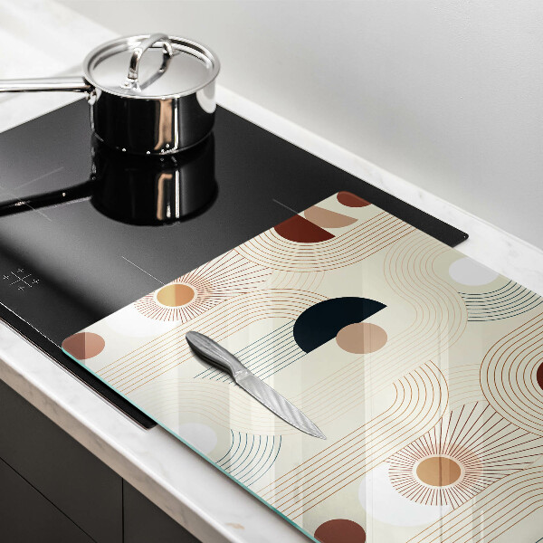 Cutting board Boho shapes geometry