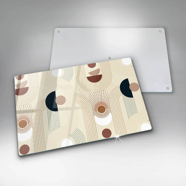 Cutting board Boho shapes geometry