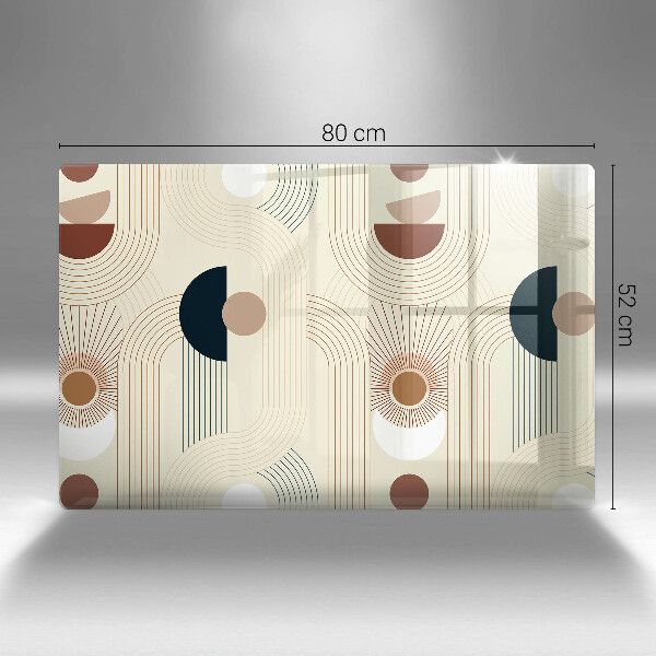 Cutting board Boho shapes geometry