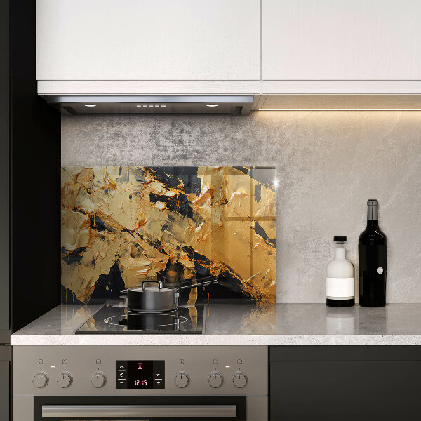 Chopping board glass Elegant paint texture