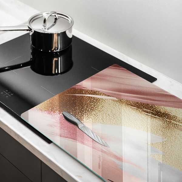 Chopping board glass Pastel spots