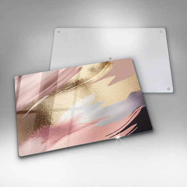 Chopping board glass Pastel spots