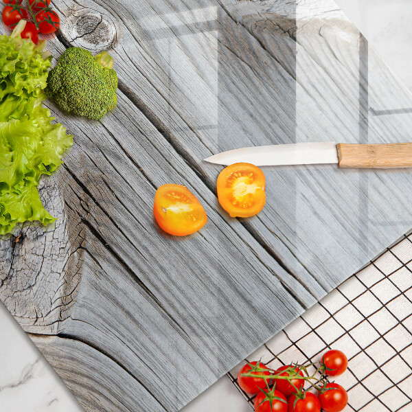 Chopping board glass Bright wood structure