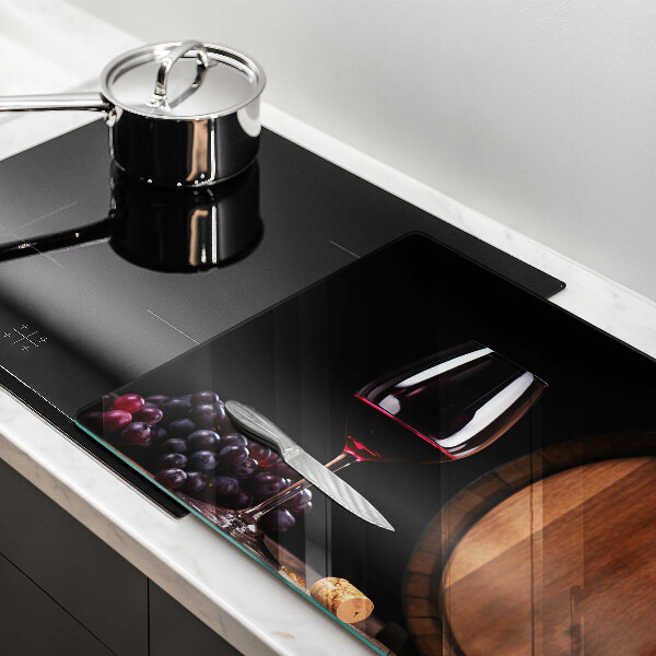 Chopping board glass A barrel of wine glass