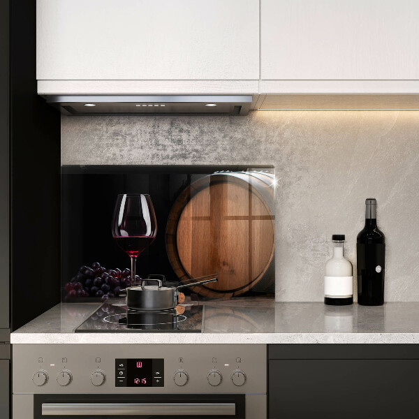 Chopping board glass A barrel of wine glass