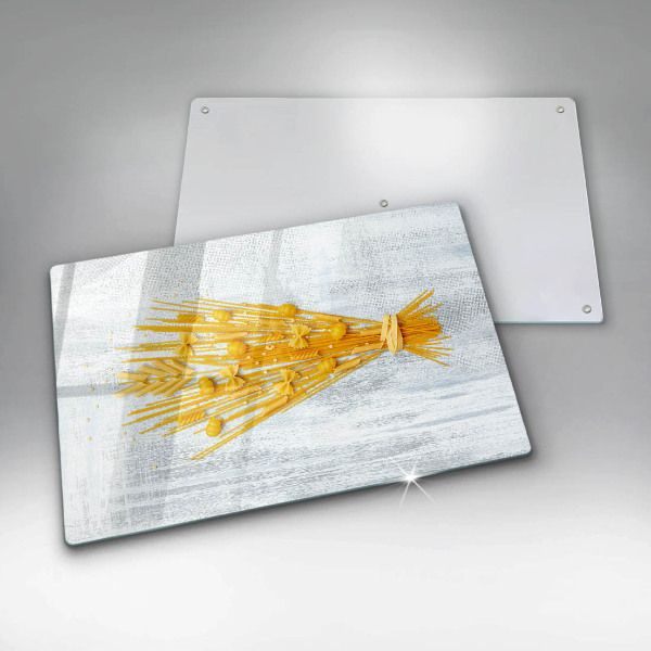 Chopping board glass Pasta
