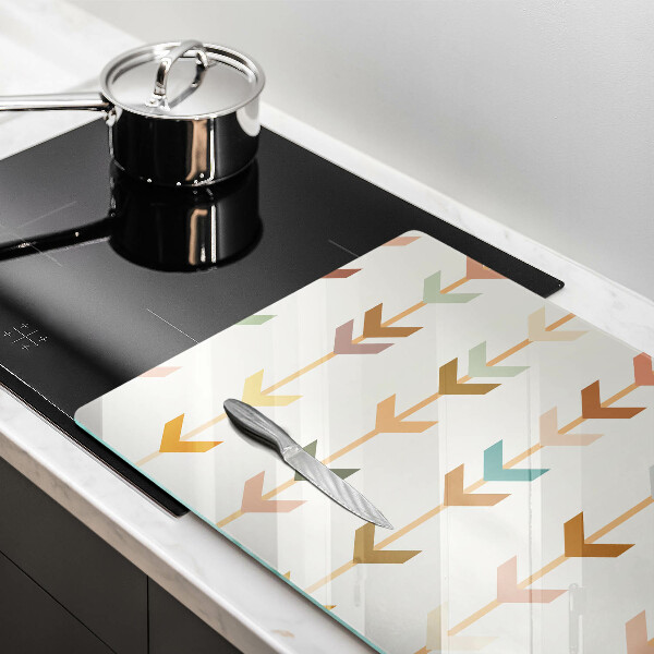Chopping board glass Geometric elements