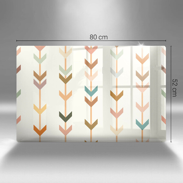 Chopping board glass Geometric elements