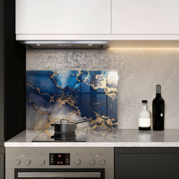 Chopping board glass Marble abstraction
