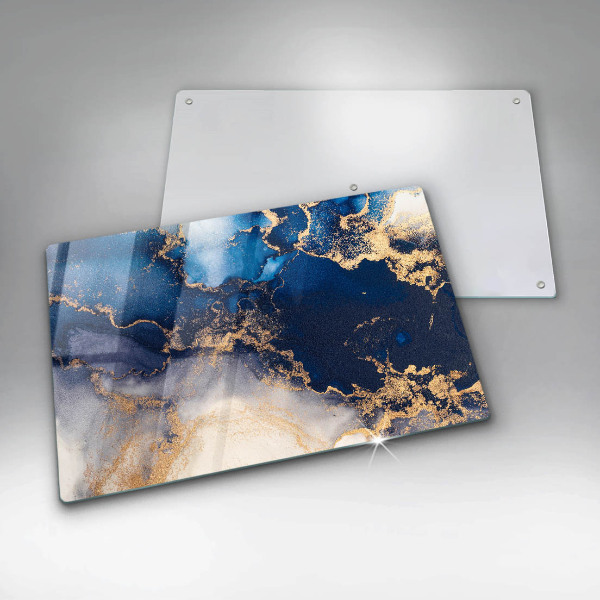Chopping board glass Marble abstraction