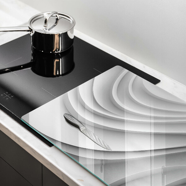Chopping board glass Geometric lines
