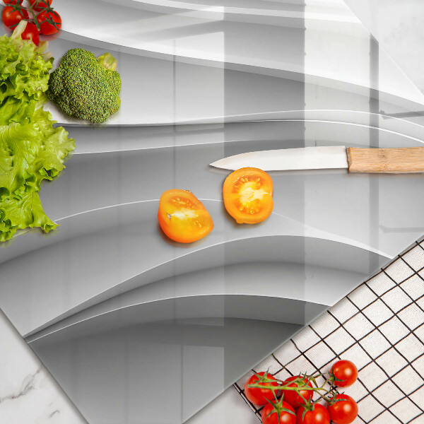 Chopping board glass Geometric lines