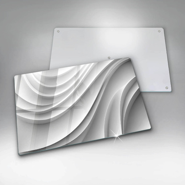 Chopping board glass Geometric lines