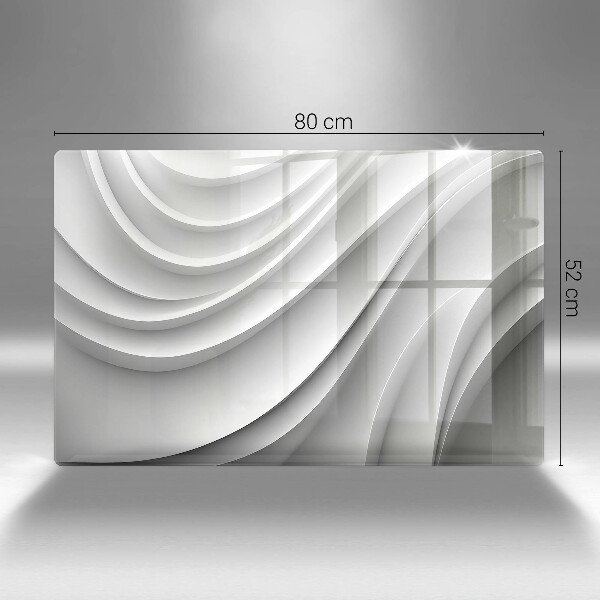 Chopping board glass Geometric lines