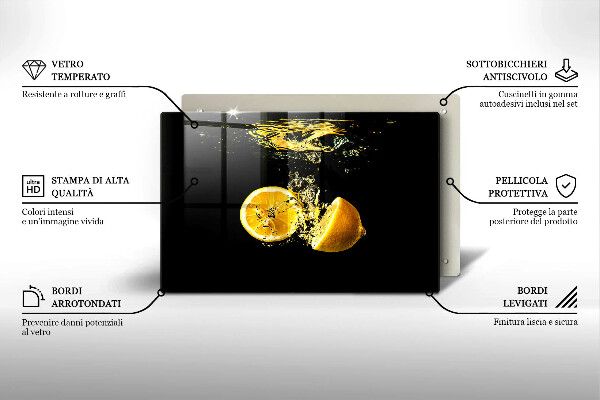 Worktop saver Juicy lemon fruit