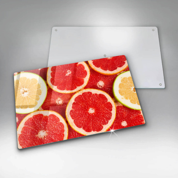 Cutting board Grapefruit slices