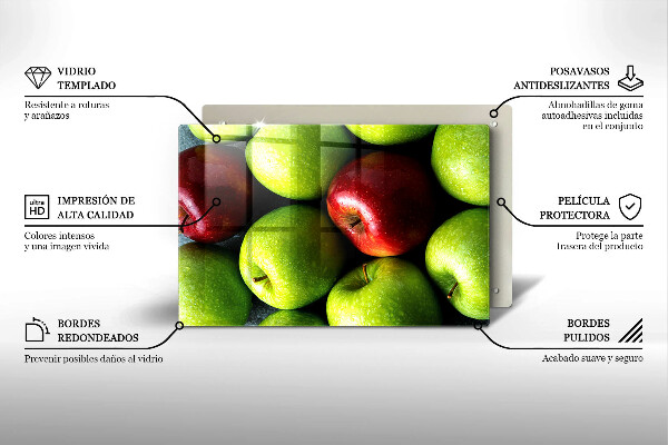 Cutting board Juicy apples