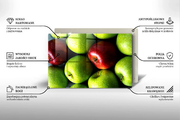 Cutting board Juicy apples