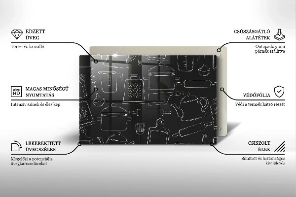 Cutting board Drawing kitchen accessories