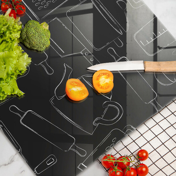 Cutting board Drawing kitchen accessories