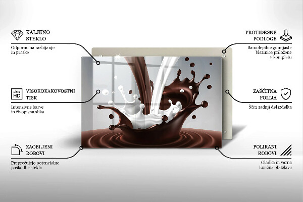 Cutting board Milk and chocolate