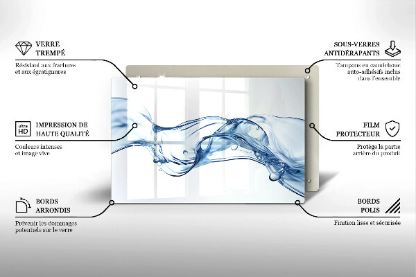 Cutting board Crystalline water