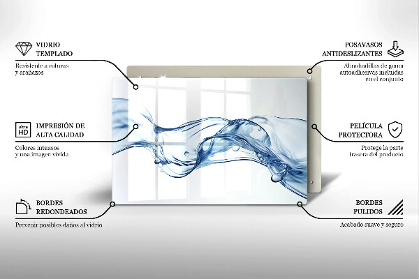 Cutting board Crystalline water