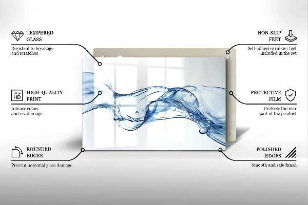 Cutting board Crystalline water