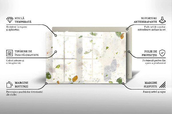 Cutting board Falling leaves