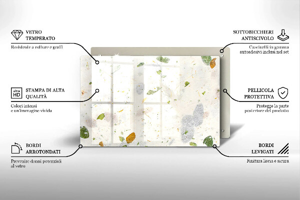 Cutting board Falling leaves