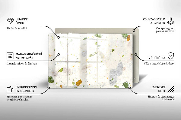 Cutting board Falling leaves