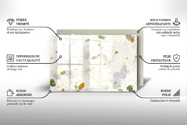 Cutting board Falling leaves