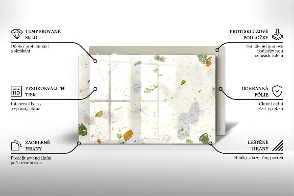 Cutting board Falling leaves