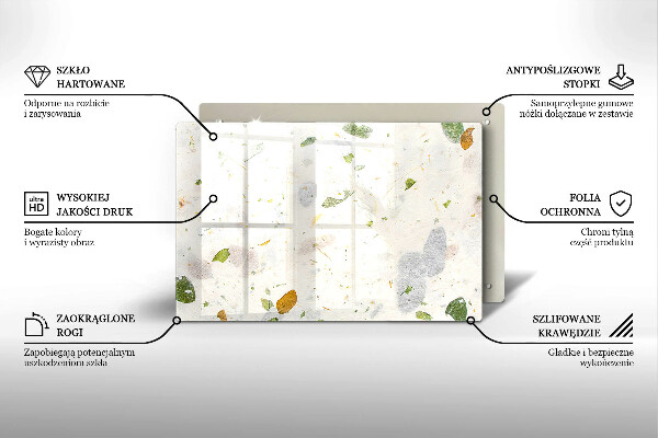 Cutting board Falling leaves