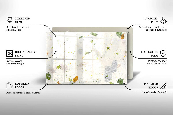 Cutting board Falling leaves