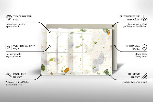 Cutting board Falling leaves