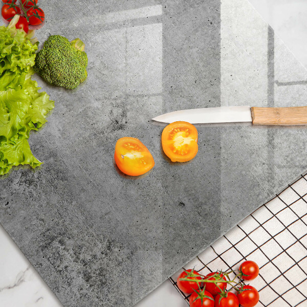 Chopping board glass Concrete texture