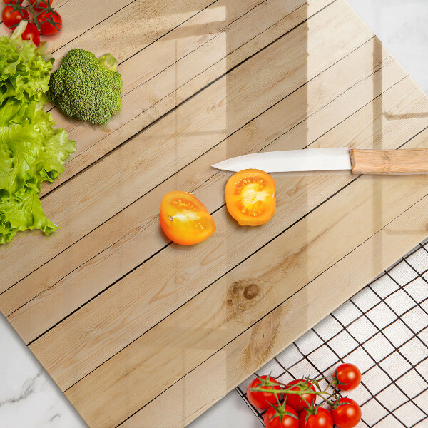 Chopping board glass Delicate wooden boards