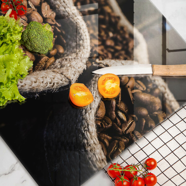 Chopping board glass Coffee grain bags