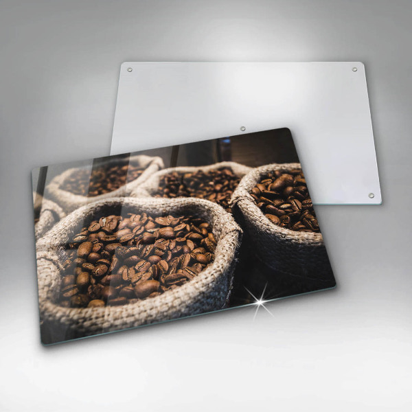 Chopping board glass Coffee grain bags