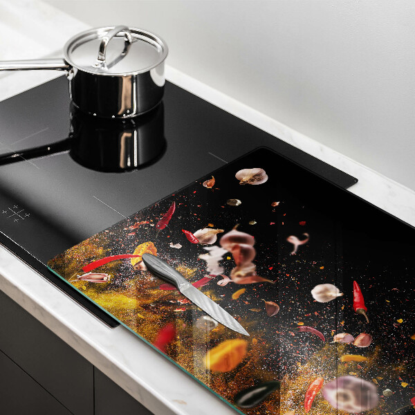 Chopping board glass Hot spices